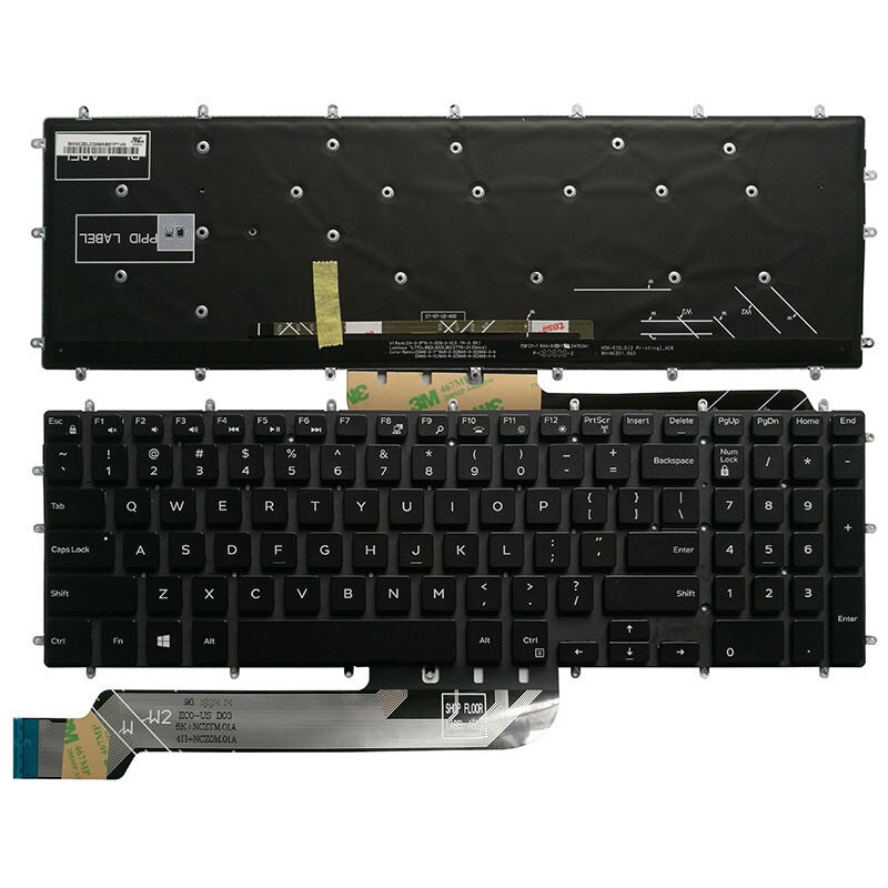 Dell Inspiron 15 5570 - US Layout -1-Year Warranty Keyboard