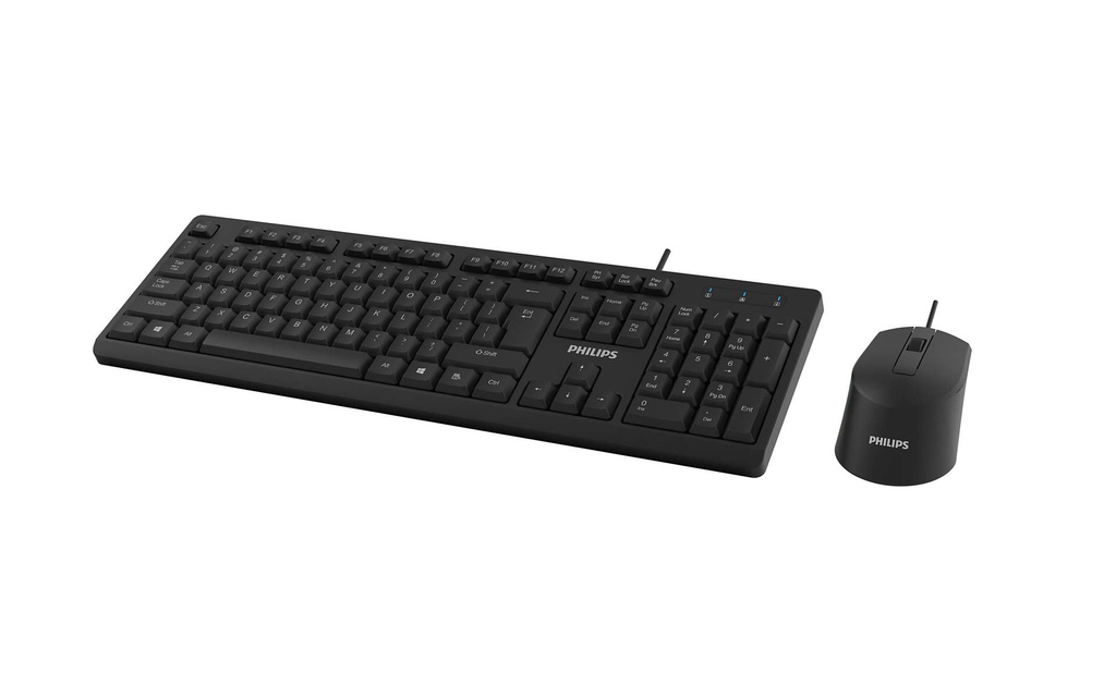 Philips C234 Wired Keyboard and Mouse Combo - SPT6234/15 - Black - Brand New - 1-Year Warranty
