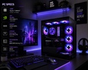 High-End PC Build — Ryzen 7 5800XT · 32GB DDR4 · 2TB NVMe · RTX 5060 Ti