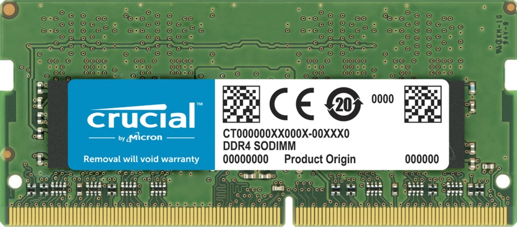 CRUCIAL 64GB (2x32GB) DDR4-3200 DIMM - CT2K32G4SFD832A
