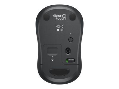 Logitech M240 Silent Mouse - Bluetooth - Graphite