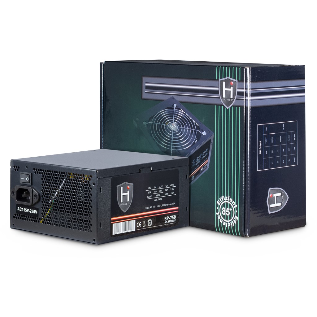 InterTech HiPower 750W Power Supply - SP-750