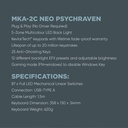 Armaggeddon MKA-2C Neo White Mechanical Gaming Keyboard 87
