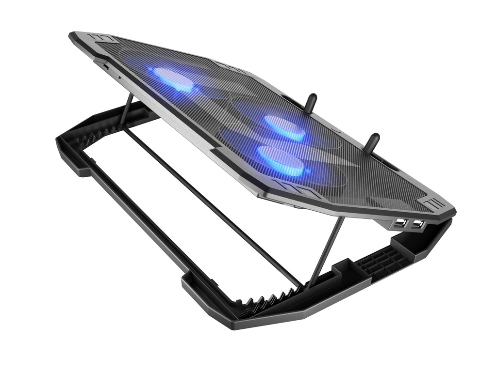 Natec ORIOLE Laptop Cooling Stand 17.3'' with 3 Fans/LED/2xUSB