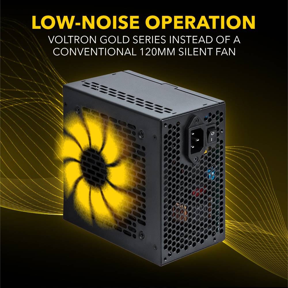 Armaggeddon VOLTRON GOLD 800 Gaming PSU 800W Modular & Certified 80+ Black