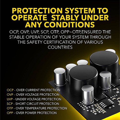 Armaggeddon VOLTRON GOLD 800 Gaming PSU 800W Modular & Certified 80+ Black