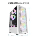 Armaggeddon Gaming Case ATX 3xARGB TRITRON 2 White