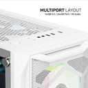 Armaggeddon Gaming Case ATX 3xARGB TRITRON 2 White