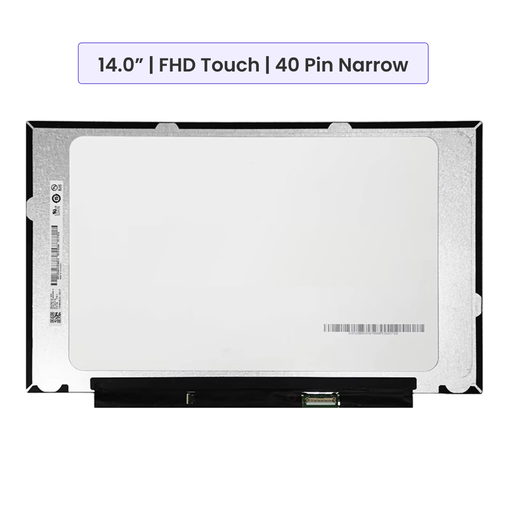 Laptop Screen Panel 14.0-Inch - FHD (1920x1080) Touch - 40 Pin Narrow
