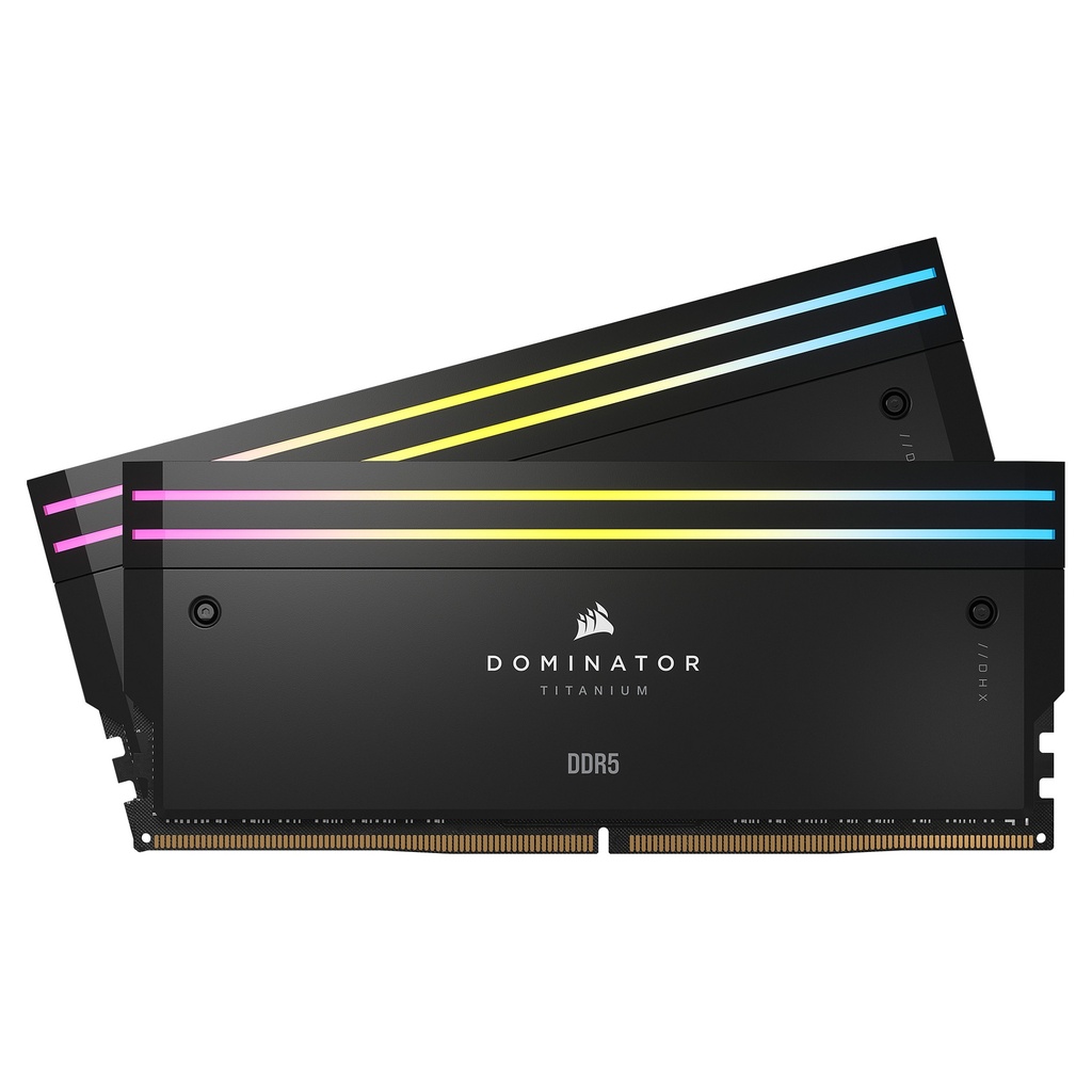CORSAIR RAM Dominator Titanium RGB - 64 GB (2 x 32 GB Kit) - DDR5 6400 DIMM CL32