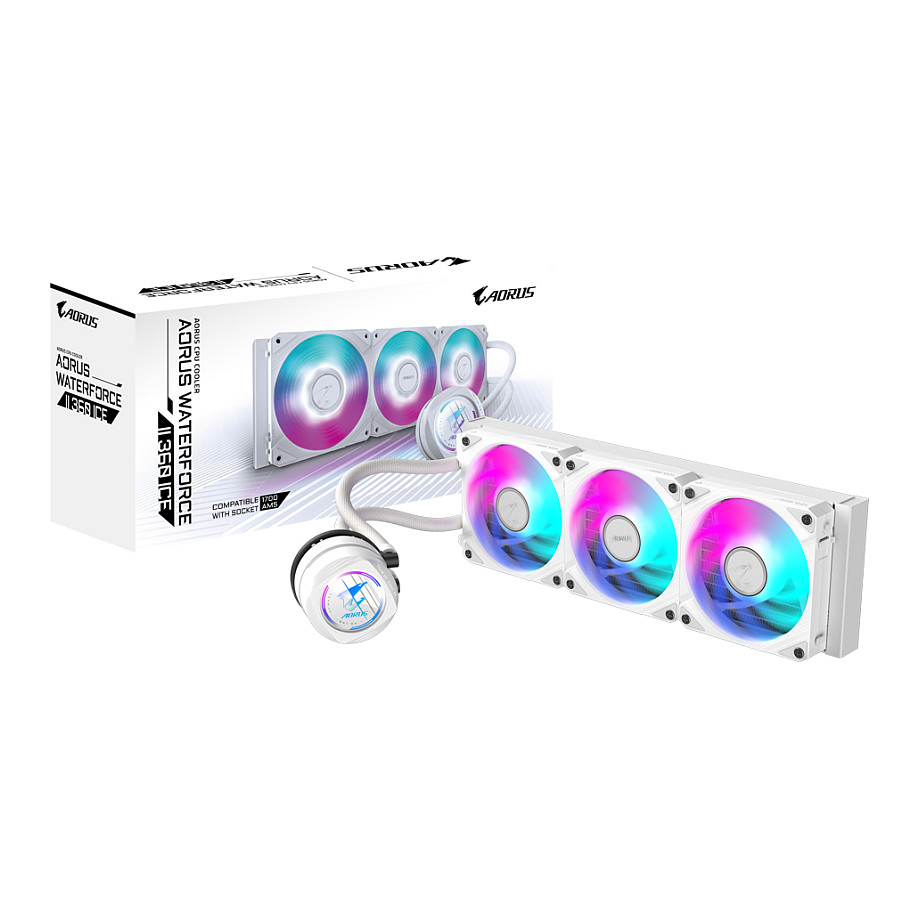 Gigabyte AORUS WATERFORCE II 360 ICE - processor system - GP-AORUS WATERFORCE II 360I G2 - GP-AORUS WATERFORCE II 360I AIO - GP-AORUS WATERFORCE II 360I