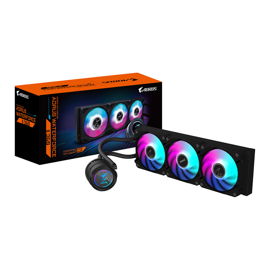 Gigabyte AORUS WATERFORCE II 360 - processor system - GP-AORUS WATERFORCE II 360 G2 - GP-AORUS WATERFORCE II 360 AIO - GP-AORUS WATERFORCE II 360