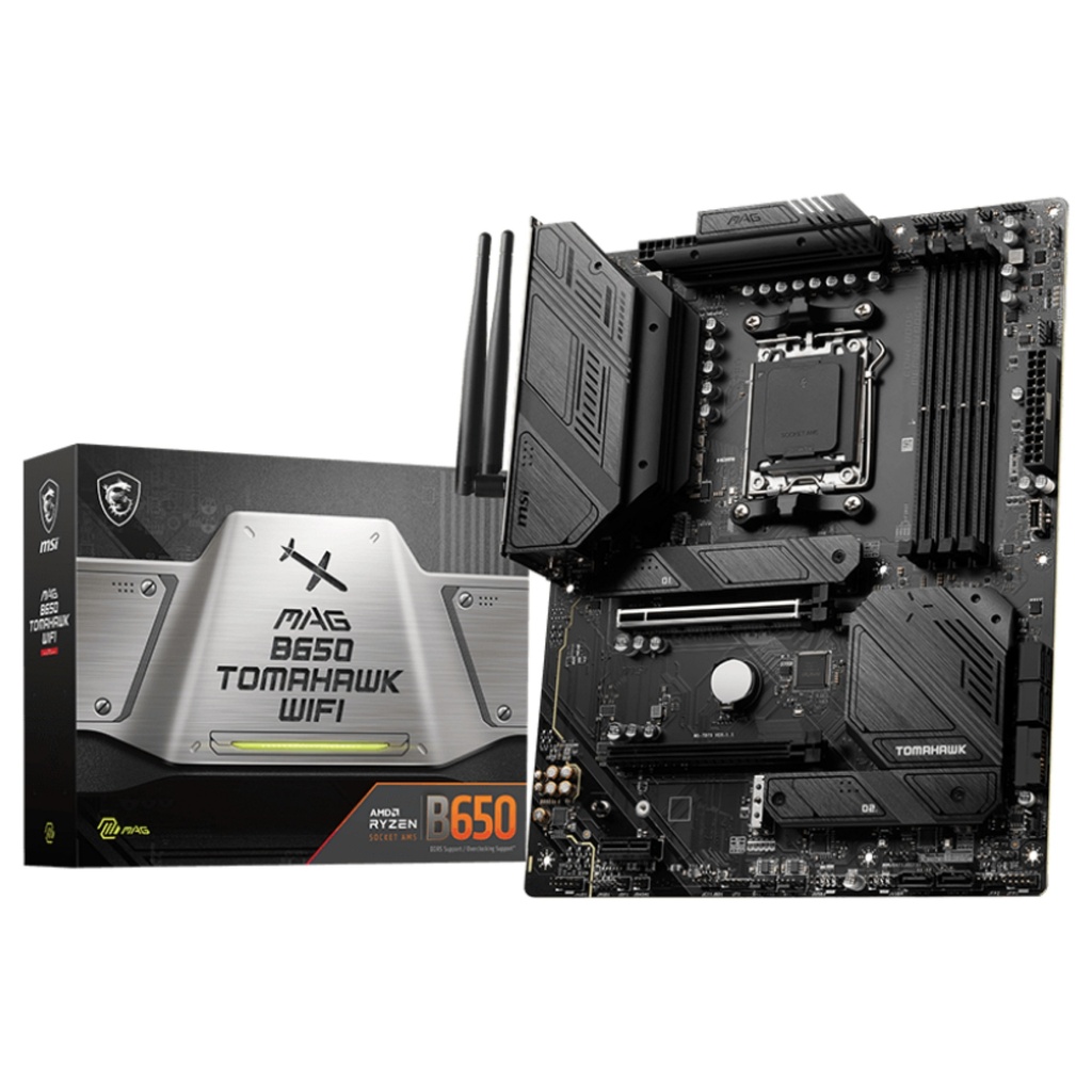 MSI MAG B650 Tomahawk WIFI — ATX AM5 Gaming Motherboard (AMD B650, DDR5, Wi-Fi 6E)