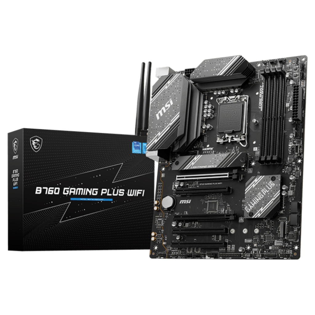 MSI Motherboard MSI B760 GAMING PLUS WIFI - ATX - Socket LGA1700 - Intel B760 · 7D98-007R