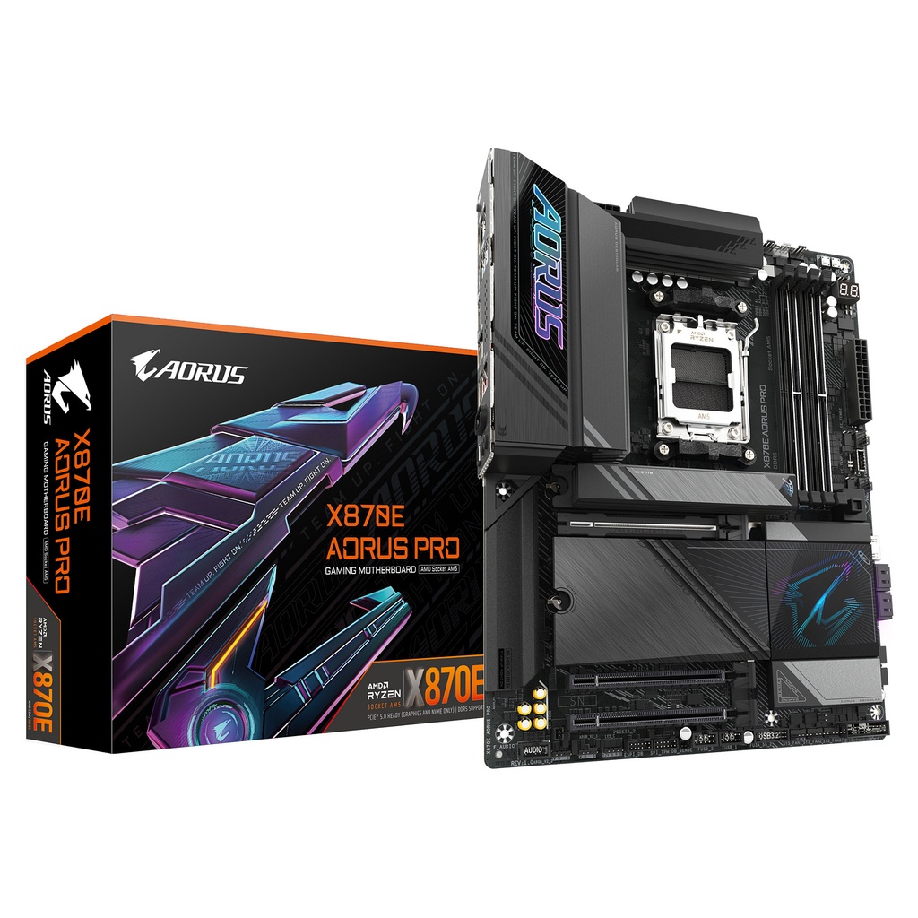 Gigabyte AORUS PRO Socket AMD AORUS PRO X870E AM5 ATX - X870E AORUS PRO