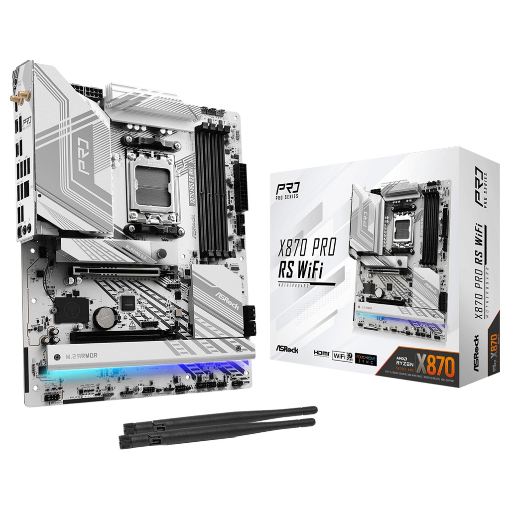 ASRock Pro RS Socket AMD · X870 AM5 ATX - 90-MXBQ00-A0UAYZ