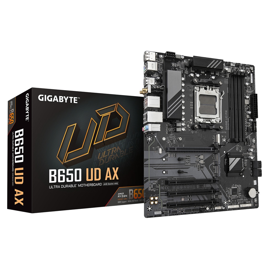 GIGABYTE B650 UD AX - 1.0 - motherboard - ATX - Socket AM5 - AMD B650 - B650 UD AX