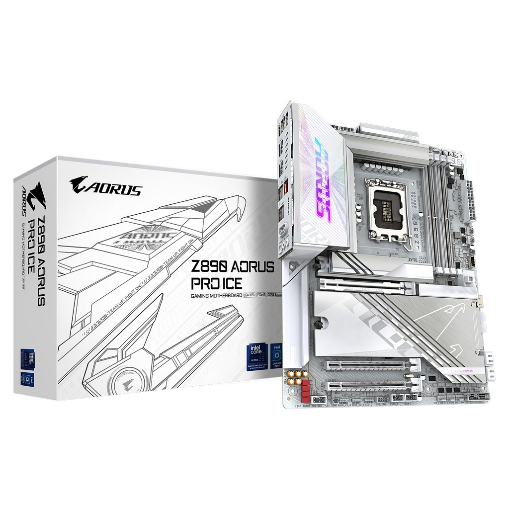 Gigabyte AORUS PRO ICE Socket AORUS PRO ICE Z890 LGA1851 ATX - Z890 AORUS PRO ICE