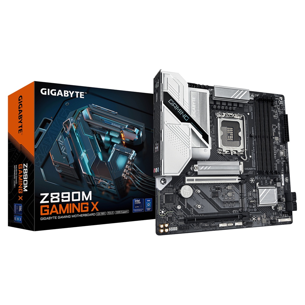 GIGABYTE Z890M GAMING X - motherboard - micro ATX - LGA1851 Socket - Z890 - Z890M GAMING X