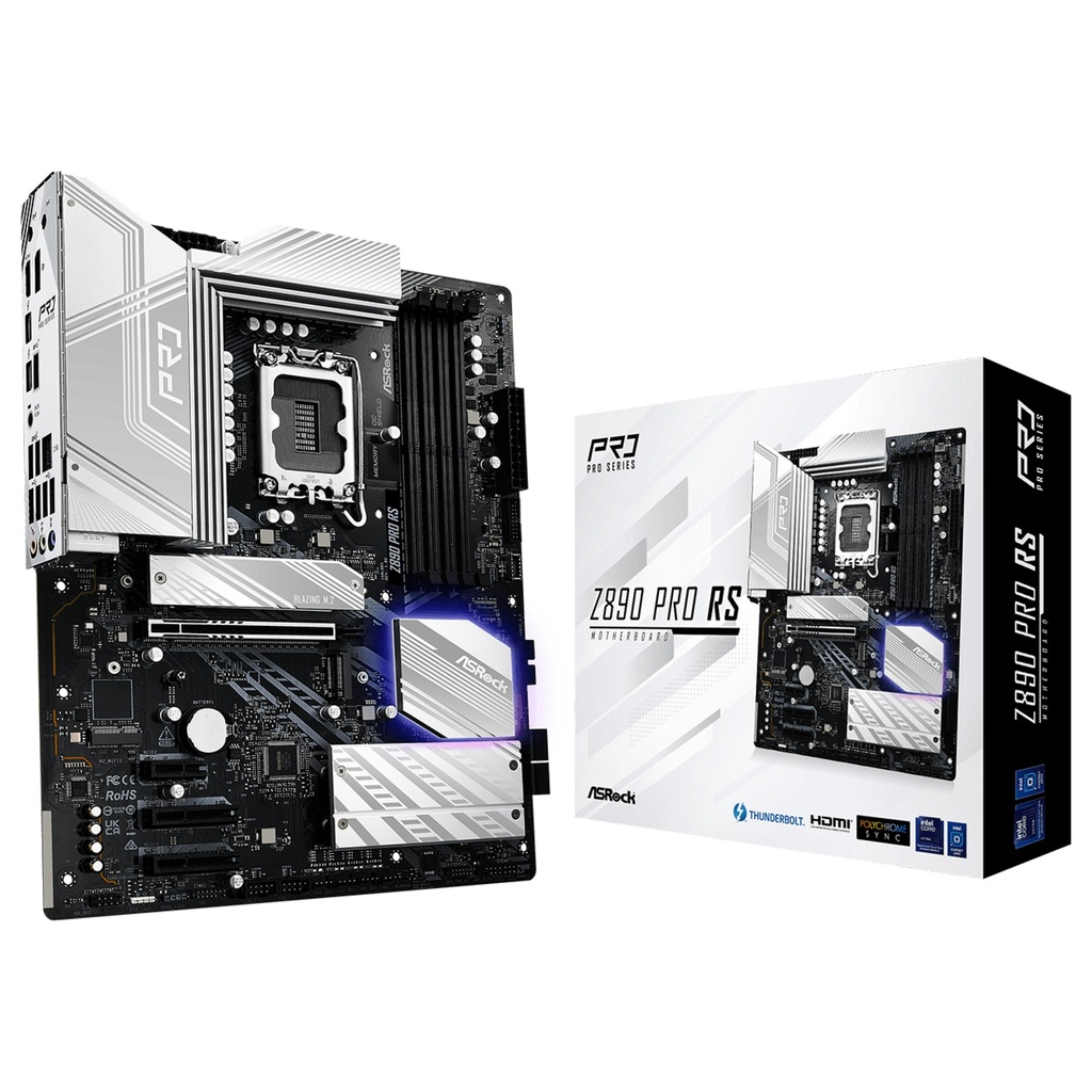 ASRock Pro RS Socket · Z890 LGA1851 ATX - 90-MXBP10-A0UAYZ