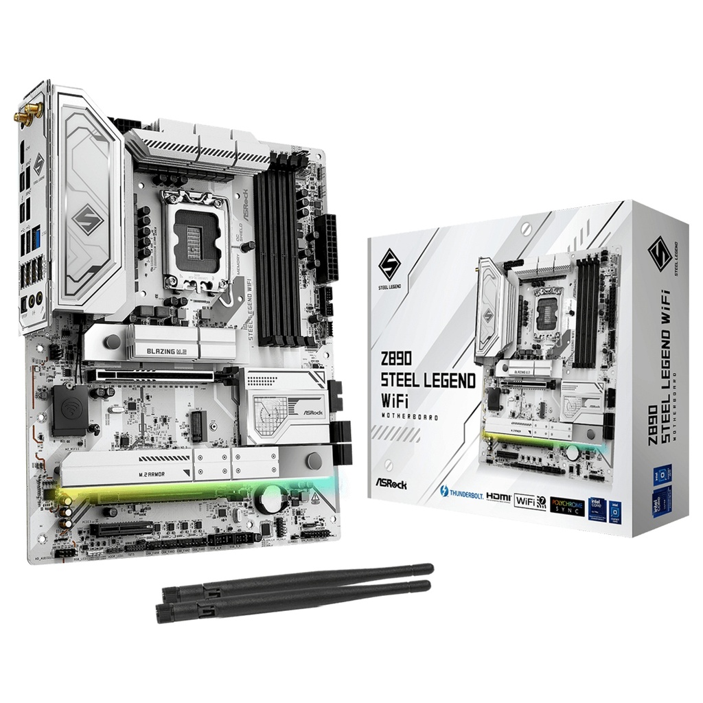 ASRock STEEL LEGENd Socket · Z890 LGA1851 ATX - 90-MXBPF0-A0UAYZ