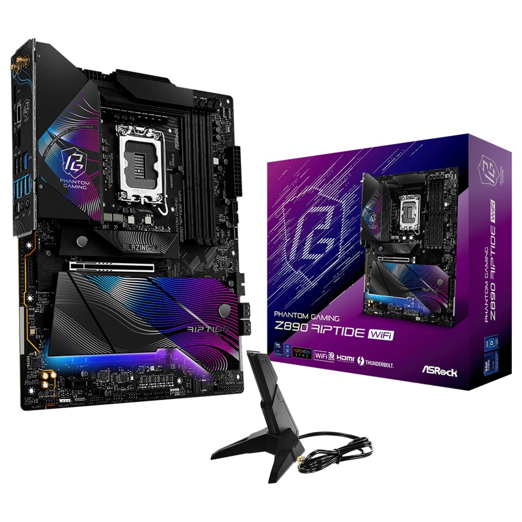 ASRock Phantom Gaming RIPTIDE Socket · Z890 LGA1851 ATX - 90-MXBPB0-A0UAYZ