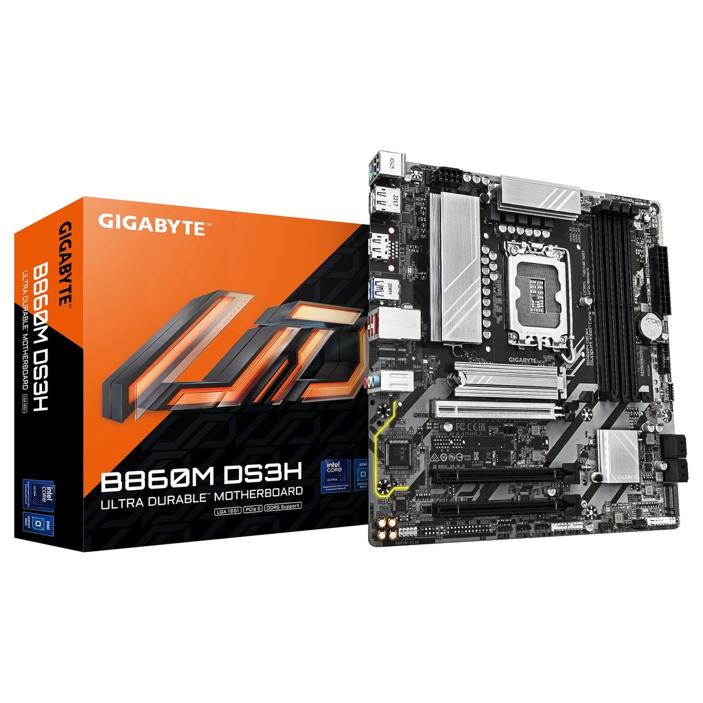 Gigabyte 2.0 micro Socket B860 LGA1851 ATX - B860M DS3H