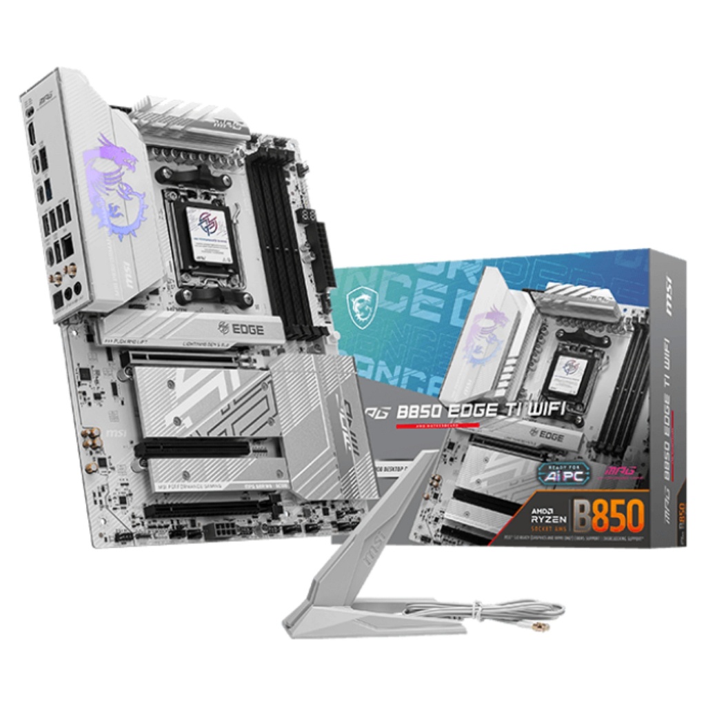 MSI MPG EDGE TI Socket AMD · B850 AM5 ATX - 7E62-001R