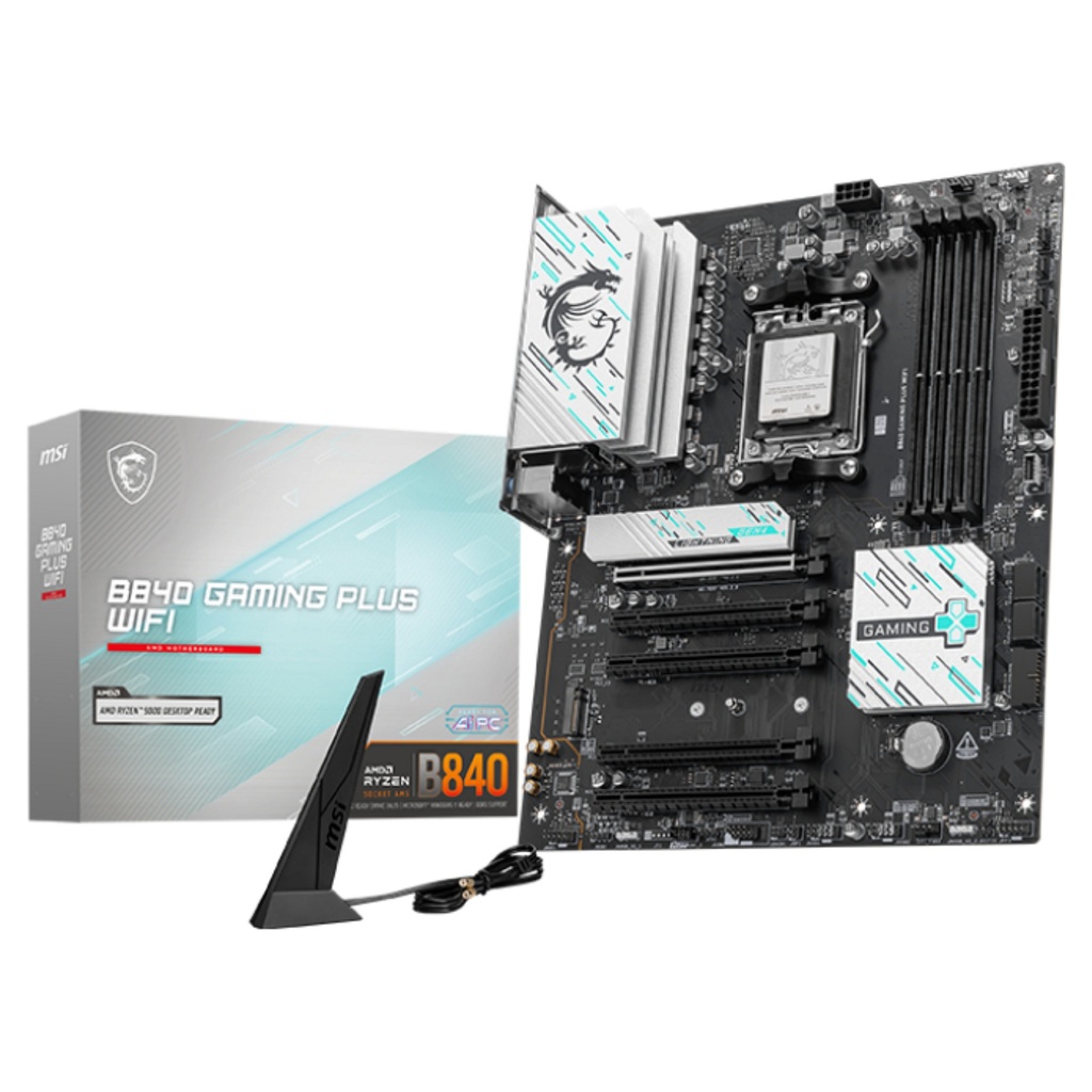 MSI GAMING PLUS Socket AMD · B840 AM5 ATX - 7E57-002R