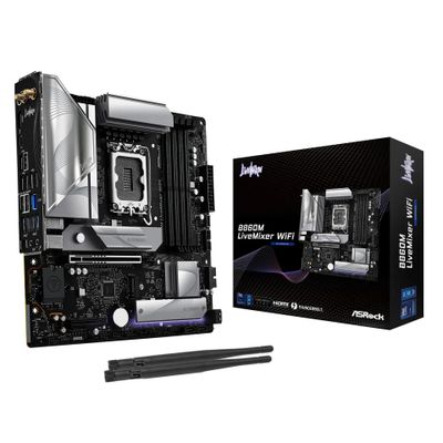 ASRock B860M LiveMixer micro Socket · B860 LGA1851 ATX - 90-MXBRT0-A0UAYZ