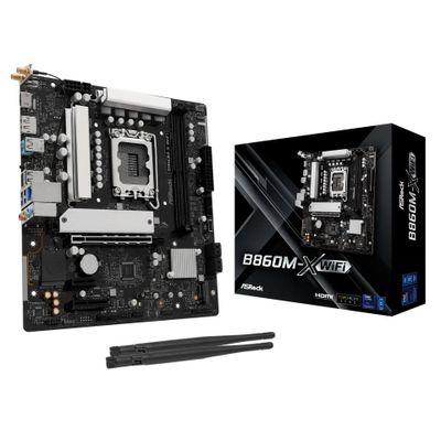 ASRock B860M-X micro Socket · B860 LGA1851 ATX - 90-MXBRY0-A0UAYZ