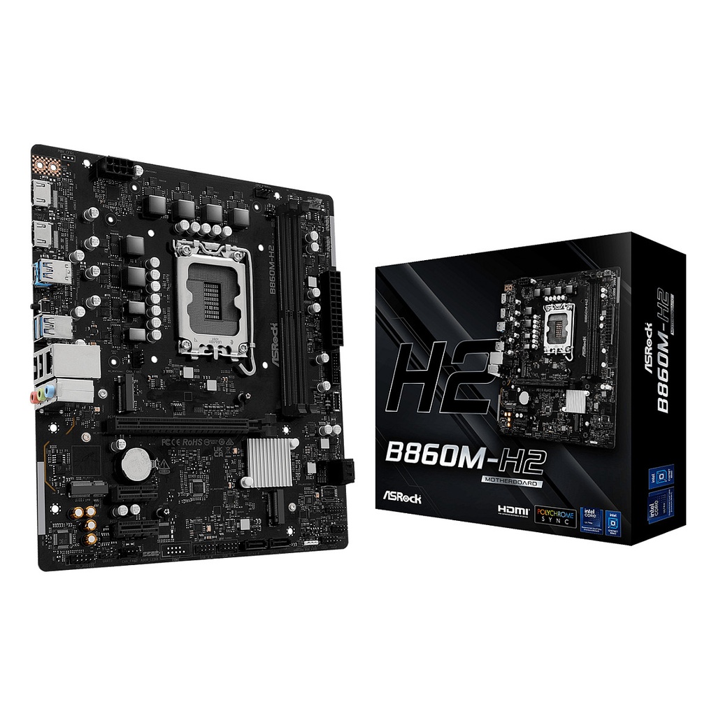 ASRock B860M-H2 micro Socket · B860 LGA1851 ATX - 90-MXBS00-A0UAYZ