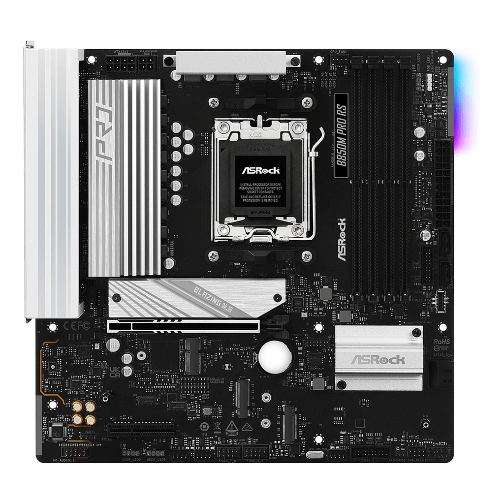 ASRock B850M PRO RS micro Socket AMD · B850 AM5 ATX - 90-MXBR60-A0UAYZ