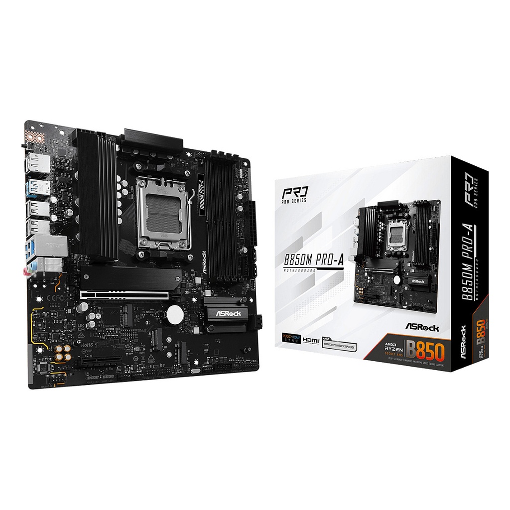 ASRock B850M Pro-A micro Socket AMD · 90-MXBR8-A0UAYZ B850 AM5 ATX - 90-MXBR80-A0UAYZ