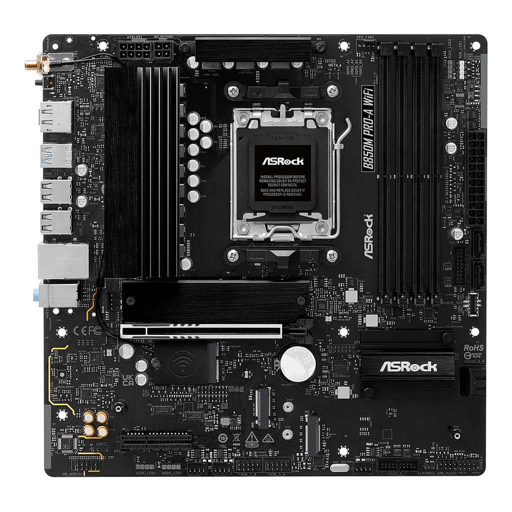 ASRock B850M Pro-A micro Socket AMD · 90-MXBR9-A0UAYZ B850 AM5 ATX - 90-MXBR90-A0UAYZ