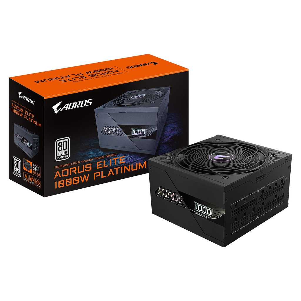 Gigabyte AORUS ELITE AE1000PM PG5 - power supply - 1000 Watt - GP-AE1000PM PG5