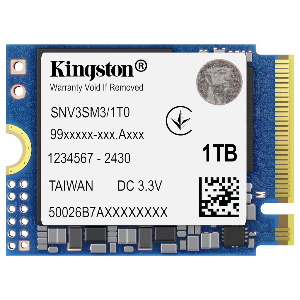 Kingston NV3 - 4.0 - 2230 - SNV3SM3 1TB M.2 NVMe