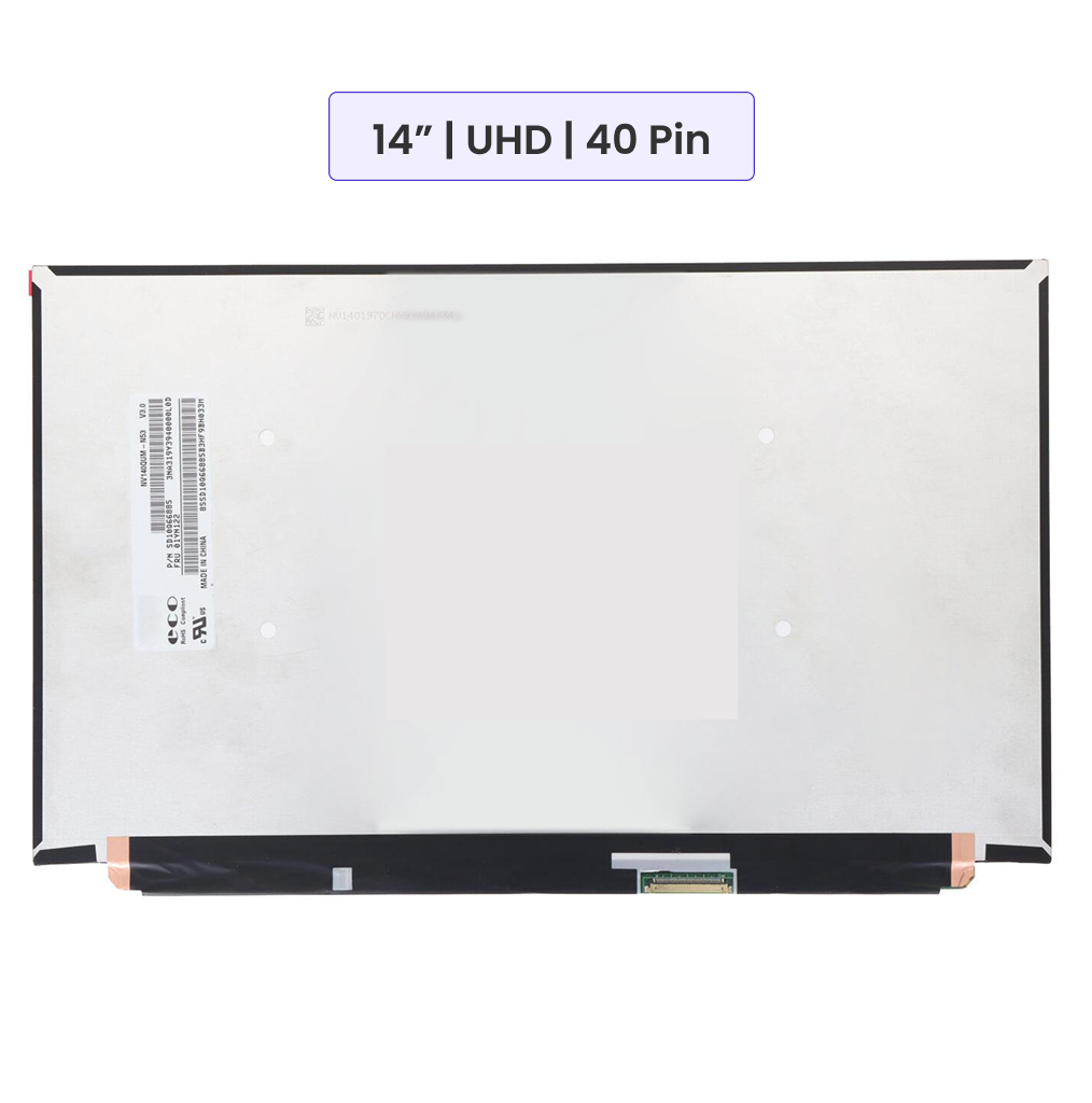 Laptop Screen Panel 14.0-Inch - UHD (3840x2160) - 40 Pin