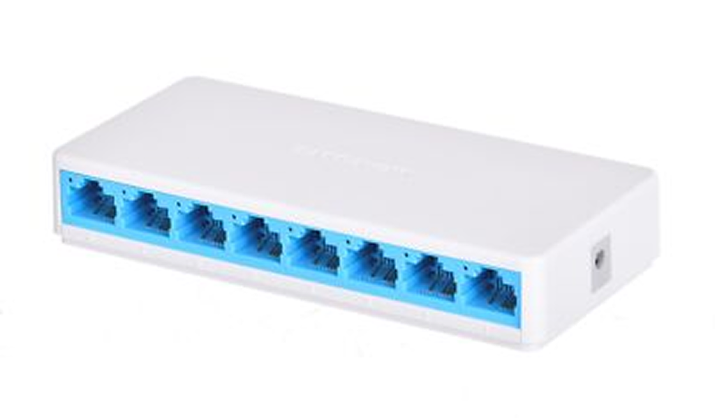 8-port Plastic Case Fast Switch - MS108