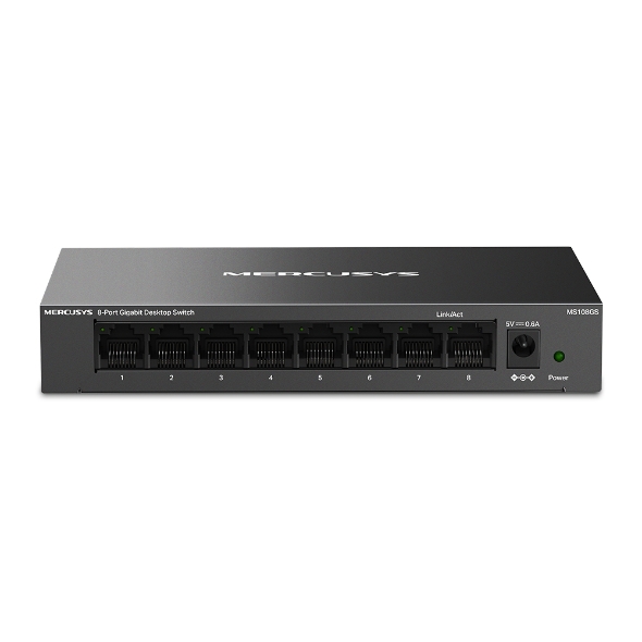8-port Steel Case Gigabit Switch - MS108GS