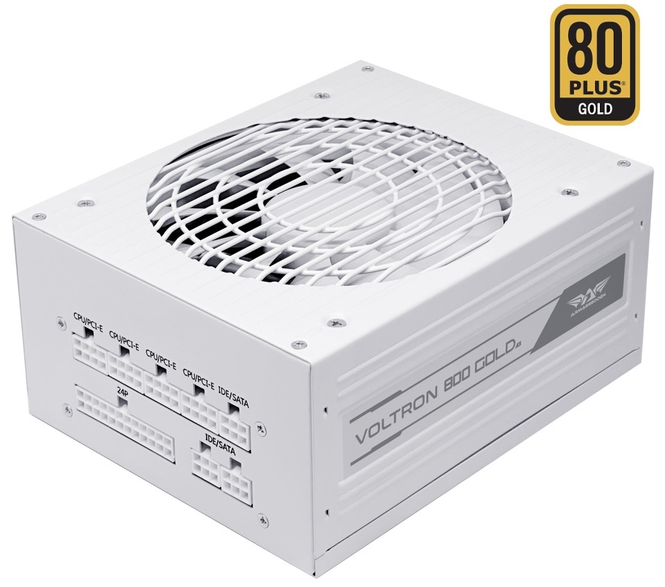 Armaggeddon White Gaming PSU 800W