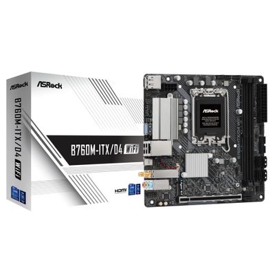 ASRock B760M D4 Mini Socket LGA Intel · B760 LGA1700 ITX - 90-MXBKY0-A0CAYZ