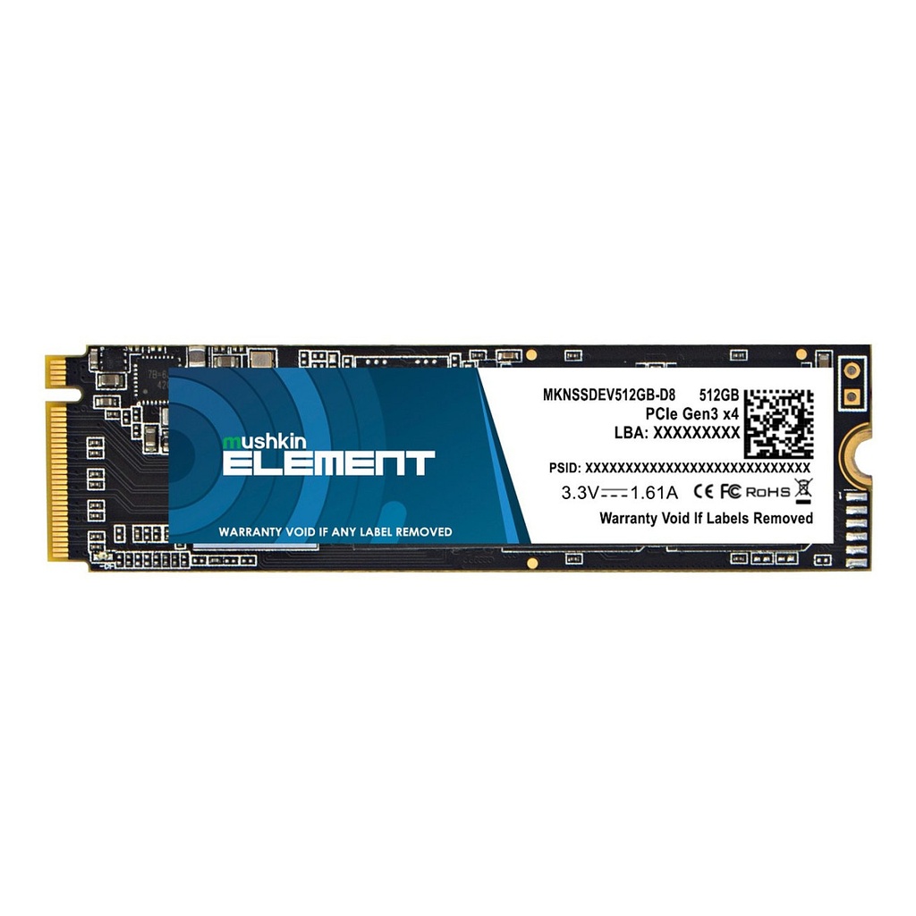 Mushkin Element x 4 512GB M.2 NVMe - MKNSSDEV512GB-D8