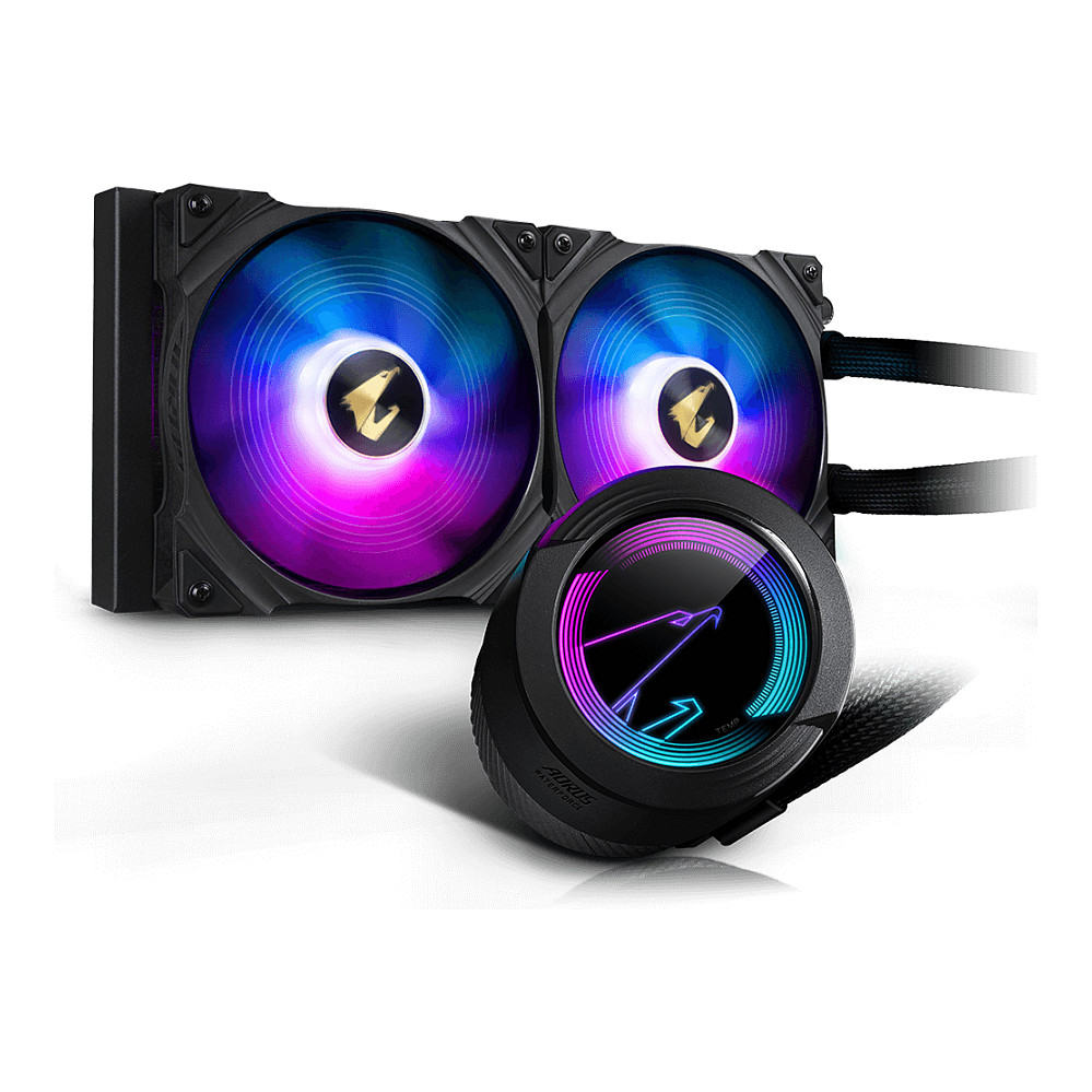 Gigabyte AORUS WATERFORCE 280 with Display - GP-AORUS WATERFORCE 280 AIO - GP-AORUS WATERFORCE 280