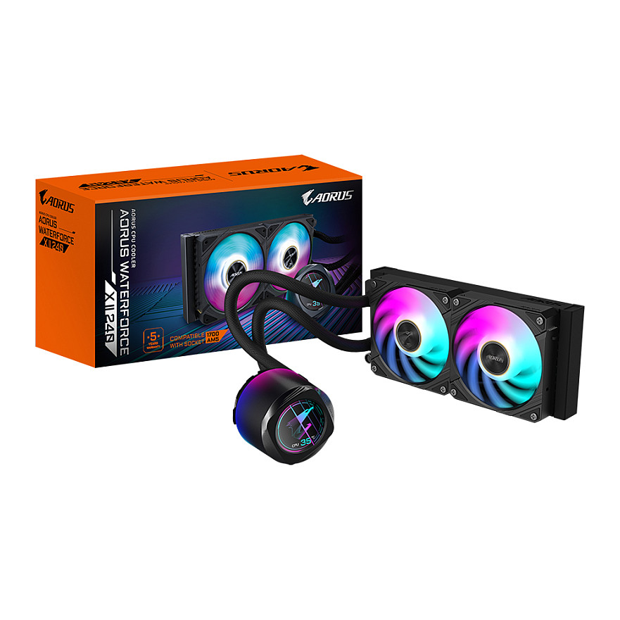 Gigabyte AORUS WATERFORCE X II 240 - GP-AORUS WATERFORCE X II 240 AIO - GP-AORUS WATERFORCE X II 240