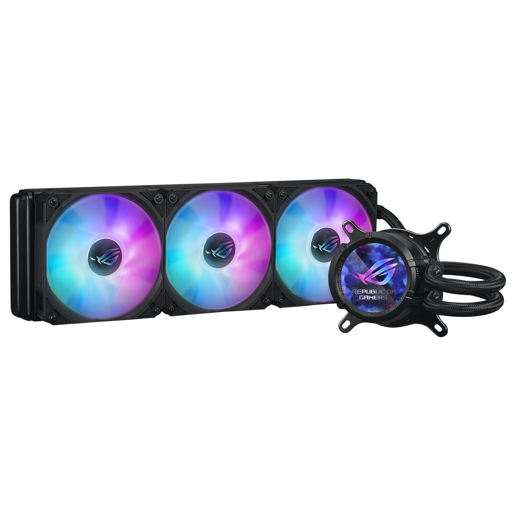 ASUS ROG STRIX LC III 360 ARGB LCD AIO CPU Liquid Cooler — Black