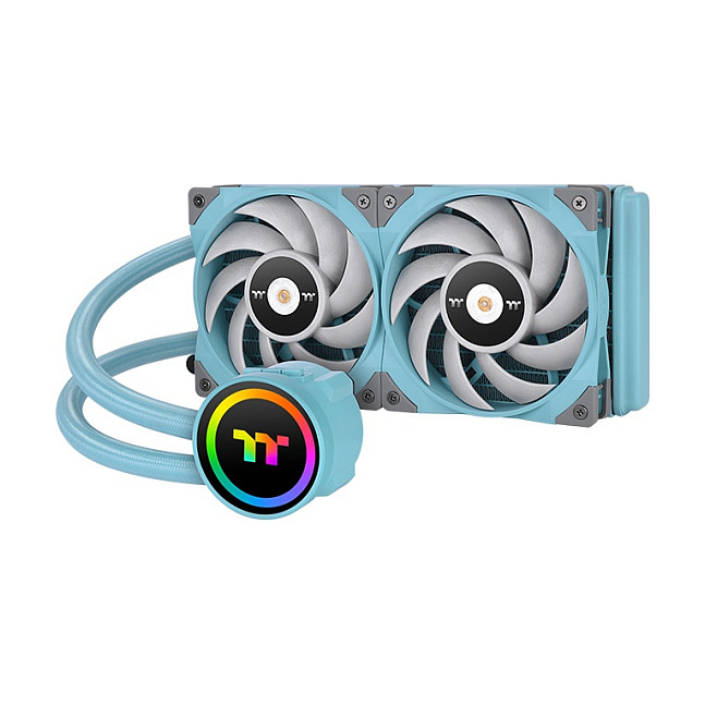 Thermaltake TOUGHLIQUID 240 — Turquoise - CL-W319-PL12TQ-A AIO - CL-W319-PL12TQ-A