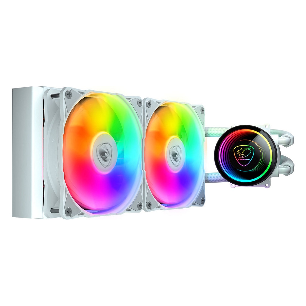 Cougar Poseidon Elite 240 ARGB AIO Liquid Cooler - White