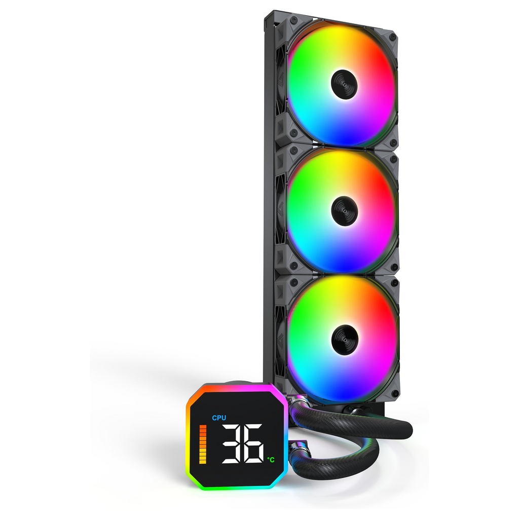 Montech HyperFlow Digital 360 AIO Liquid Cooler Black