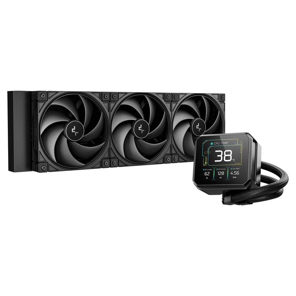 DeepCool Water Spartacus 360 LCD - R-SPT360-BKDSMP-G-1 AIO - R-SPT360-BKDSMP-G-1